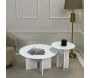Ensemble de 2 tables en aggloméré Leo - HANAH HOME