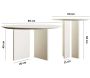 Ensemble de 2 tables en aggloméré Leo - ASI-2000