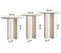 Ensemble de 3 tables d'appoint Leo - ASI-1997