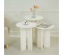 Ensemble de 3 tables d'appoint Leo - HANAH HOME