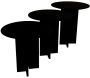 Ensemble de 3 tables d'appoint Leo