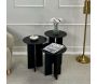 Ensemble de 3 tables d'appoint Leo - HANAH HOME