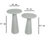 Ensemble de 2 tables d'appoint Lilyum - ASI-1990