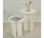 Ensemble de 2 tables d'appoint en aggloméré Leo - HANAH HOME
