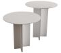 Ensemble de 2 tables d'appoint en aggloméré Leo