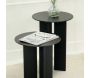 Ensemble de 2 tables d'appoint en aggloméré Leo - HANAH HOME