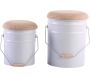 Ensemble de 2 tabourets Buckets