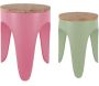 Ensemble de 2 tabourets Double Funky