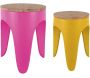 Ensemble de 2 tabourets Double Funky