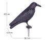 Epouvantail corbeau pour éloigner les pigeons - 6