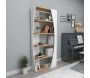 Etagère en aggloméré effet pin et blanc Selge - 129