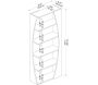 Etagère en aggloméré effet pin et blanc Selge - ASI-0672