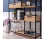 Etagère en aggloméré et métal Tokyo - 349