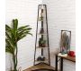 Etagère d'angle en bois et métal 5 niveaux - THE HOME DECO FACTORY