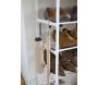 Etagère à chaussures en métal et bois Tower - 6