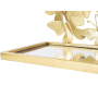 Etagère chevet en métal doré Butterfly 43 x 19.2 x 16.5 cm (Lot de 2) - 7