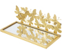 Etagère chevet en métal doré Butterfly 43 x 19.2 x 16.5 cm (Lot de 2) - 5