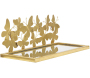 Etagère chevet en métal doré Butterfly 43 x 19.2 x 16.5 cm (Lot de 2)