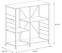 Etagère de cuisine en bois et métal Stan - CMP-3613