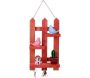 Etagère décorative en bois avec supports à clés Key