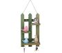Etagère décorative en bois avec supports à clés Key