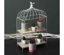 Etagère décorative cage à oiseau en métal 31 x 15 x 51 cm - THE HOME DECO FACTORY