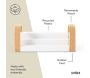 Étagère à épices extensible 3 niveaux Bellwood - 6