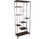 Etagère en fer et bois 72 x 33.5 x 173 cm