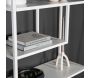 Etagère en métal 85 x 35 x 190 cm Staal - 5