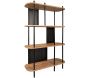 Etagère en métal imitation bois  Cabinet - PRE-1311