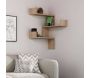 Etagère murale d'angle Luksa - HANAH HOME