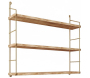 Etagère murale en bois et métal Duvar