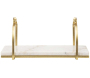 Etagère murale en métal doré et marbre Marble 40 x 16 x 18 cm - 49,90