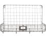 Etagère murale en métal filaire 39.3 x 13.3 x 28.6 cm Panier