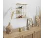 Etagère murale en métal martelé Alia - 29,90