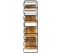 Etagère murale modulable en fer et manguier - 319