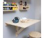 Etagère murale pliable en pin massif - 61,97