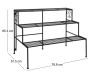 Etagère à plantes pliante en fer - 6