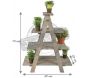 Etagère à plantes triangulaire en pin - ESSCHERT DESIGN