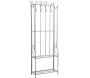 Etagère porte-manteaux en métal