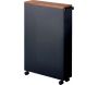Etagère de toilette sur roulettes métal et bois  Slim - 139