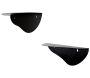Étagères en métal noir (lot de 2) - 27,90