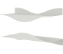 Etagères murales en acier Surf (Lot de 2) - 75,90
