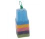Set de 20 pots de plantation de 8 x 8 cm couleurs assorties - 
