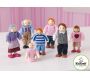 Famille 7 poupées en tissu 12cm - KID-0278