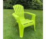 Fauteuil Adirondack en résine polypropylène - WIS-0103