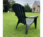 Fauteuil Adirondack en résine polypropylène (Lot de 4) - WIS-0219