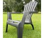 Fauteuil Adirondack en résine polypropylène (Lot de 4) - 6