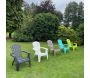 Fauteuil Adirondack en résine polypropylène (Lot de 6) - 8