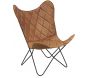 Fauteuil Butterfly en cuir